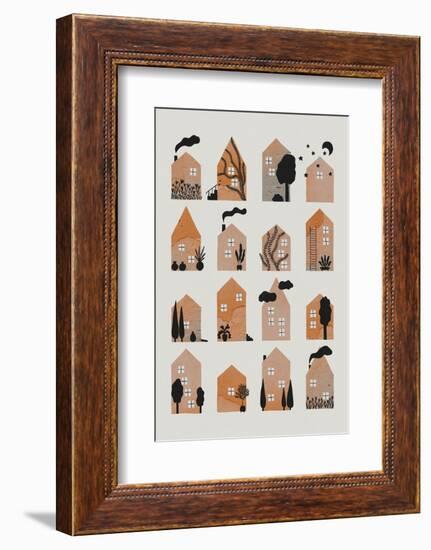 Tiny Houses #2-Alisa Galitsyna-Framed Photographic Print