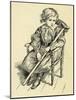 Tiny Tim in A Christmas Carol by Charles Dickens-Harold Copping-Mounted Giclee Print