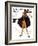 "Tiny Tim" or "God Bless Us Everyone" Saturday Evening Post Cover, December 15,1934-Norman Rockwell-Framed Giclee Print