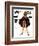 "Tiny Tim" or "God Bless Us Everyone" Saturday Evening Post Cover, December 15,1934-Norman Rockwell-Framed Giclee Print