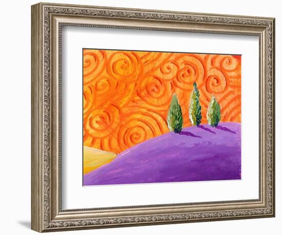 Tiny Tuscany (#25 in series)-Cindy Thornton-Framed Art Print