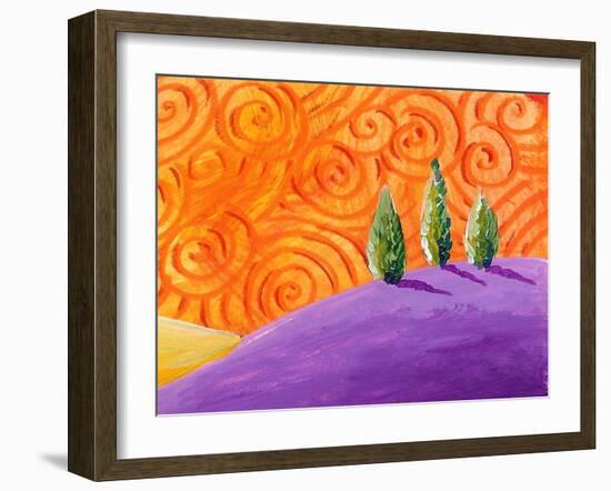 Tiny Tuscany (#25 in series)-Cindy Thornton-Framed Art Print