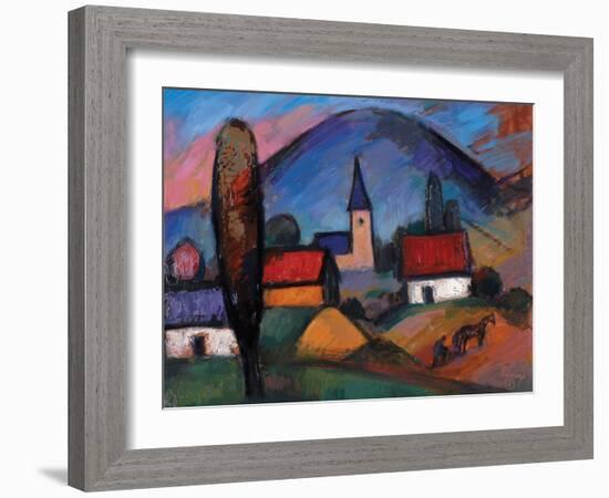 Tiny Village, 1963-Emil Parrag-Framed Giclee Print