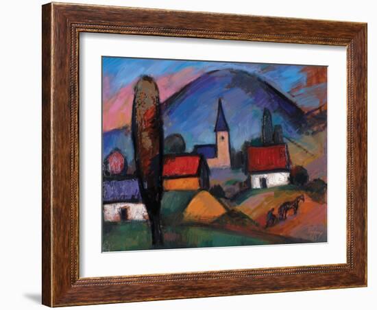 Tiny Village, 1963-Emil Parrag-Framed Giclee Print