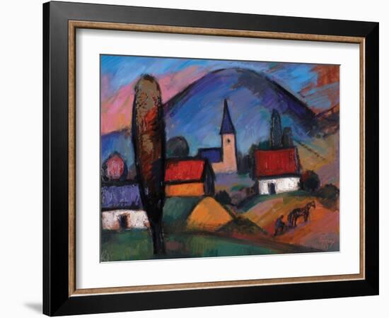 Tiny Village, 1963-Emil Parrag-Framed Giclee Print