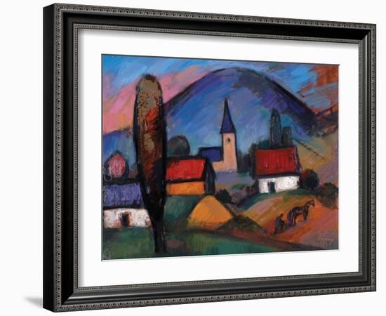 Tiny Village, 1963-Emil Parrag-Framed Giclee Print