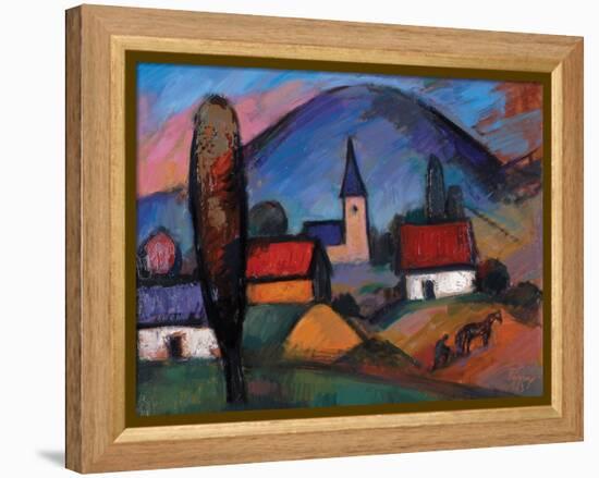 Tiny Village, 1963-Emil Parrag-Framed Premier Image Canvas