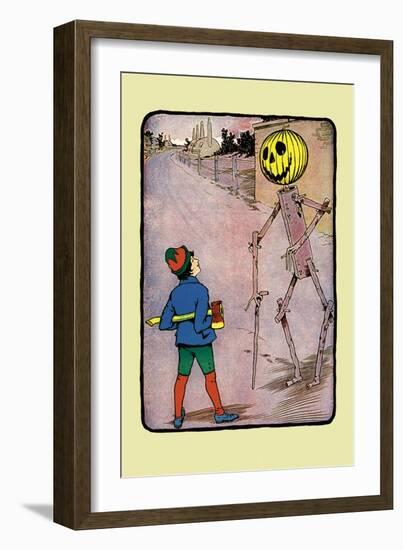 Tip and Jack Pumkinhead-John R. Neill-Framed Art Print