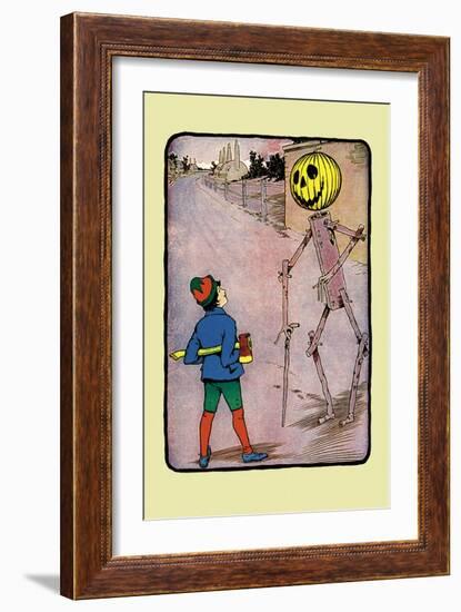 Tip and Jack Pumkinhead-John R. Neill-Framed Art Print