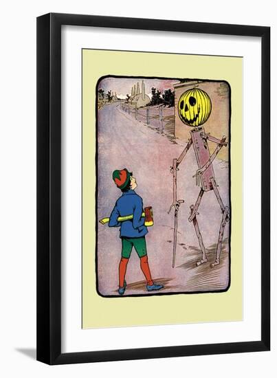 Tip and Jack Pumkinhead-John R. Neill-Framed Art Print