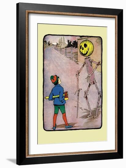 Tip and Jack Pumkinhead-John R. Neill-Framed Art Print