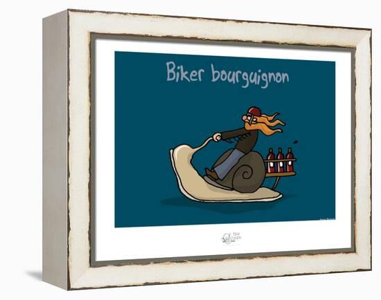 Tipe taupe - Biker bourguignon-Sylvain Bichicchi-Framed Stretched Canvas
