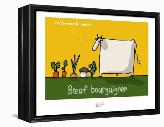 Tipe taupe - Bœuf bourguignon-Sylvain Bichicchi-Framed Stretched Canvas