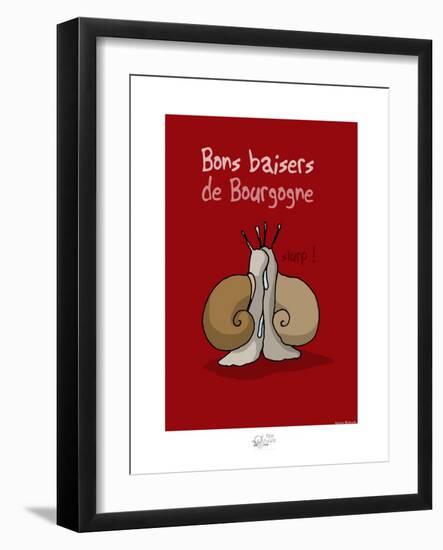 Tipe taupe - Bons baisers de Bourgogne-Sylvain Bichicchi-Framed Art Print