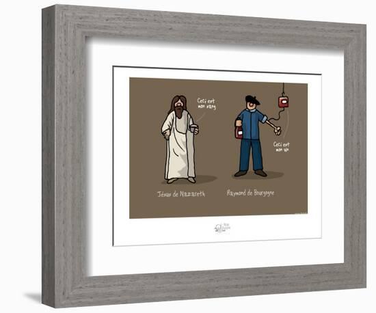 Tipe taupe - Ceci est mon sang-Sylvain Bichicchi-Framed Premium Giclee Print