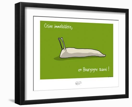 Tipe taupe - Crise immobilière en Bourgogne-Sylvain Bichicchi-Framed Art Print