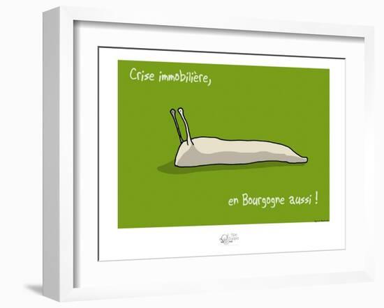 Tipe taupe - Crise immobilière en Bourgogne-Sylvain Bichicchi-Framed Art Print