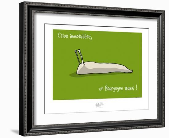 Tipe taupe - Crise immobilière en Bourgogne-Sylvain Bichicchi-Framed Art Print