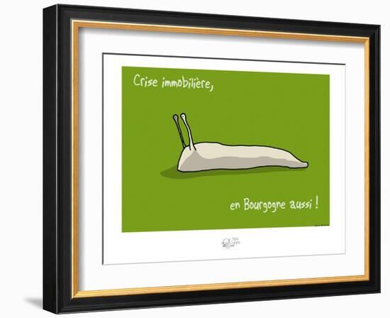 Tipe taupe - Crise immobilière en Bourgogne-Sylvain Bichicchi-Framed Art Print