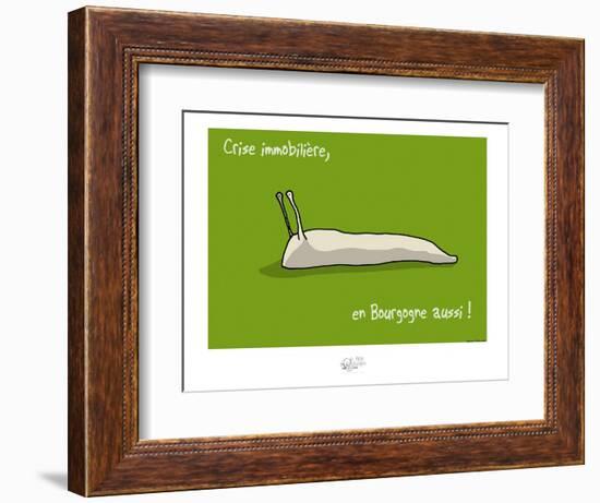 Tipe taupe - Crise immobilière en Bourgogne-Sylvain Bichicchi-Framed Premium Giclee Print