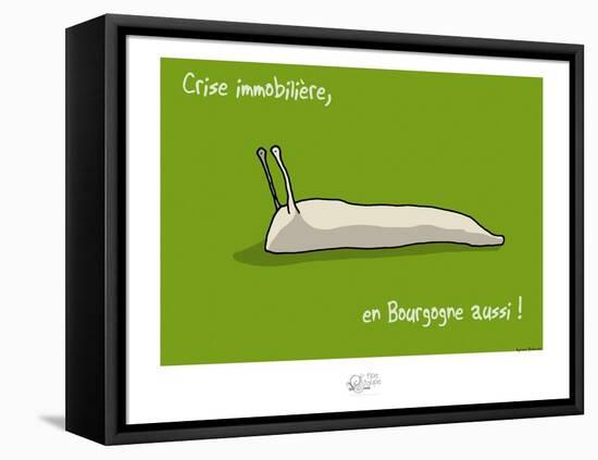 Tipe taupe - Crise immobilière en Bourgogne-Sylvain Bichicchi-Framed Stretched Canvas