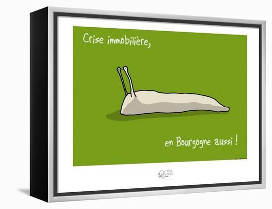 Tipe taupe - Crise immobilière en Bourgogne-Sylvain Bichicchi-Framed Stretched Canvas