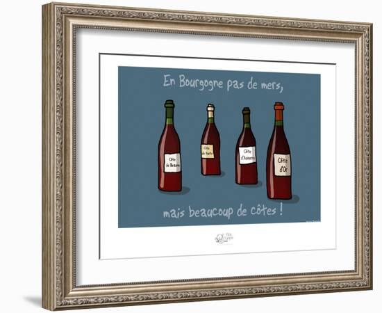 Tipe taupe - En Bourgogne, pas de mers-Sylvain Bichicchi-Framed Art Print