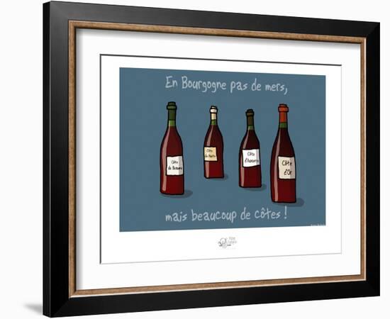 Tipe taupe - En Bourgogne, pas de mers-Sylvain Bichicchi-Framed Art Print