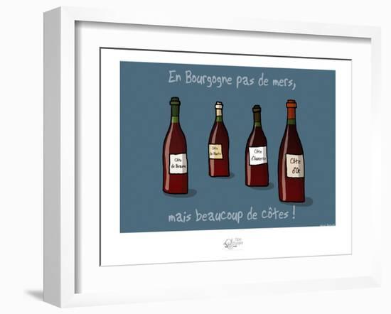 Tipe taupe - En Bourgogne, pas de mers-Sylvain Bichicchi-Framed Art Print