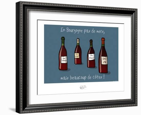 Tipe taupe - En Bourgogne, pas de mers-Sylvain Bichicchi-Framed Art Print