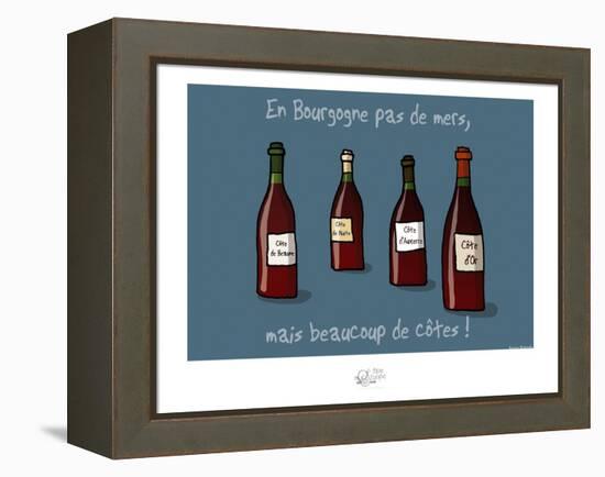 Tipe taupe - En Bourgogne, pas de mers-Sylvain Bichicchi-Framed Stretched Canvas