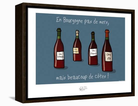 Tipe taupe - En Bourgogne, pas de mers-Sylvain Bichicchi-Framed Stretched Canvas