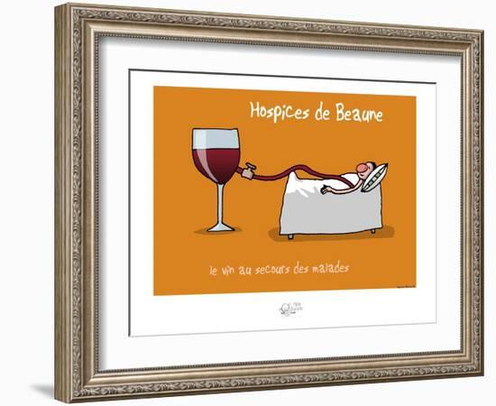 Tipe taupe - Hospice de Beaune-Sylvain Bichicchi-Framed Art Print