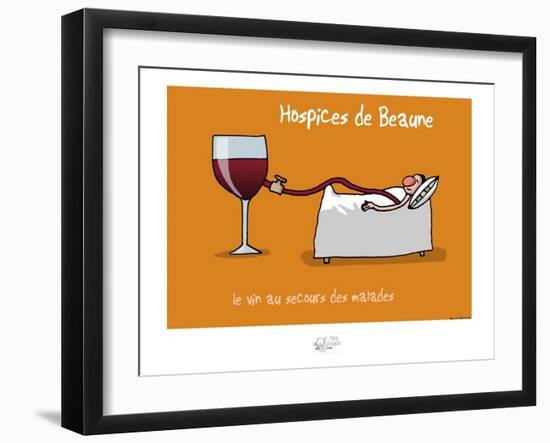 Tipe taupe - Hospice de Beaune-Sylvain Bichicchi-Framed Art Print