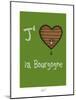 Tipe taupe - J'aime la Bourgogne-Sylvain Bichicchi-Mounted Art Print