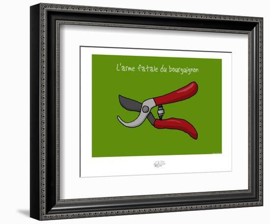 Tipe taupe - L'arme fatale bourguignone-Sylvain Bichicchi-Framed Premium Giclee Print