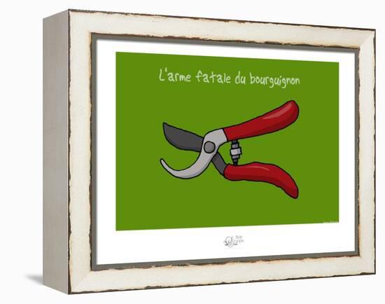 Tipe taupe - L'arme fatale bourguignone-Sylvain Bichicchi-Framed Stretched Canvas