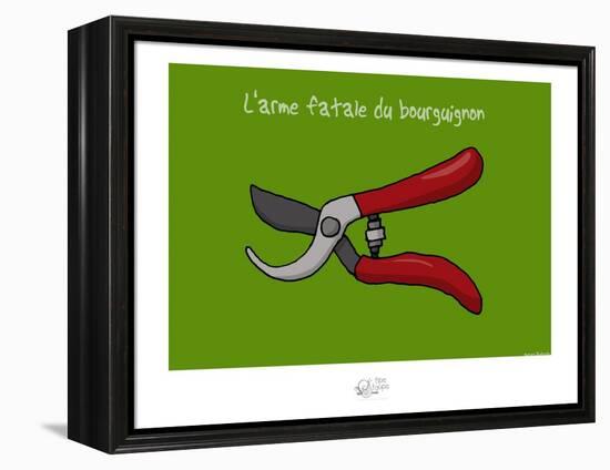 Tipe taupe - L'arme fatale bourguignone-Sylvain Bichicchi-Framed Stretched Canvas