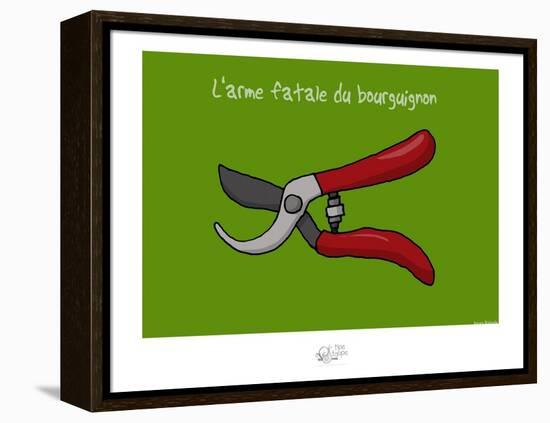 Tipe taupe - L'arme fatale bourguignone-Sylvain Bichicchi-Framed Stretched Canvas