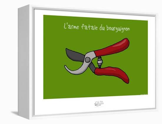 Tipe taupe - L'arme fatale bourguignone-Sylvain Bichicchi-Framed Stretched Canvas