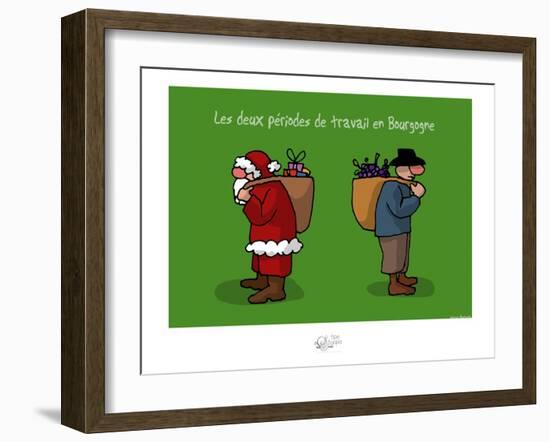 Tipe taupe - Les deux périodes de travail-Sylvain Bichicchi-Framed Art Print