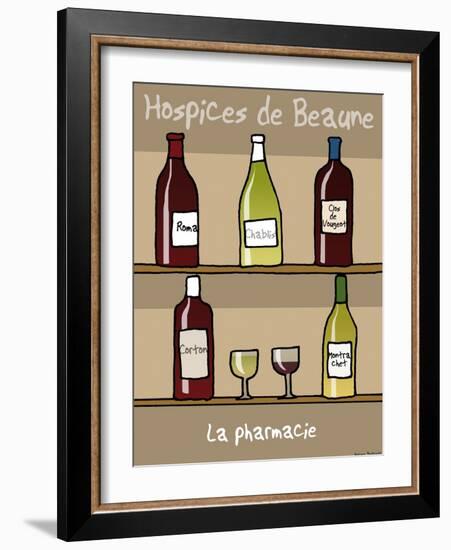 Tipe taupe - Pharmacie des Hospices de Beaune-Sylvain Bichicchi-Framed Art Print