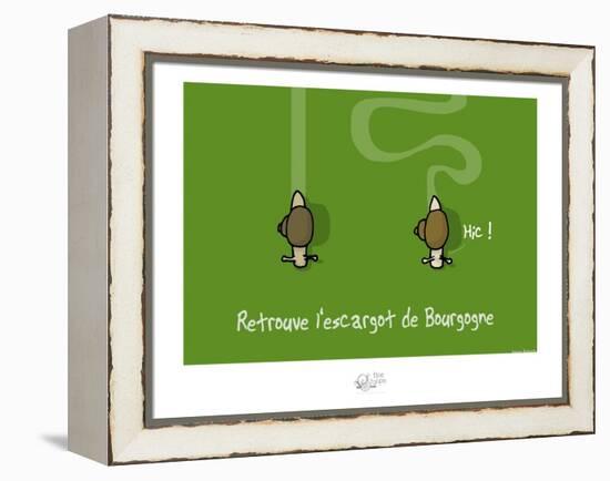 Tipe taupe - Retrouve l'escargot de Bourgogne-Sylvain Bichicchi-Framed Stretched Canvas