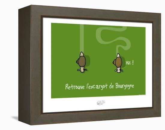 Tipe taupe - Retrouve l'escargot de Bourgogne-Sylvain Bichicchi-Framed Stretched Canvas