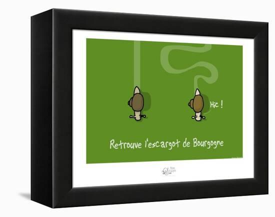 Tipe taupe - Retrouve l'escargot de Bourgogne-Sylvain Bichicchi-Framed Stretched Canvas