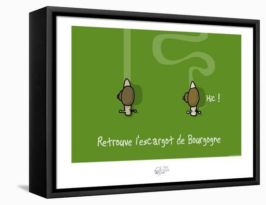 Tipe taupe - Retrouve l'escargot de Bourgogne-Sylvain Bichicchi-Framed Stretched Canvas