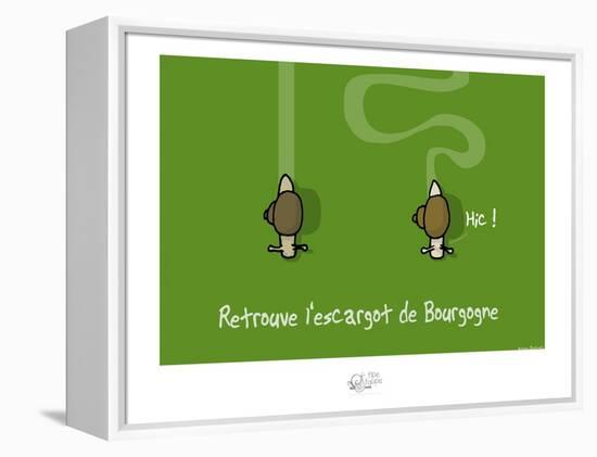 Tipe taupe - Retrouve l'escargot de Bourgogne-Sylvain Bichicchi-Framed Stretched Canvas