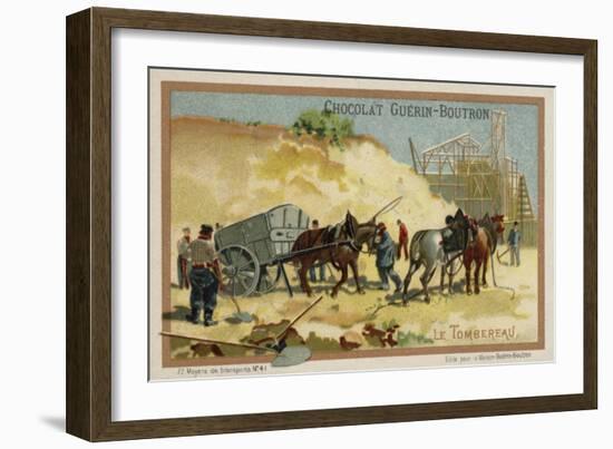 Tipper Cart--Framed Giclee Print