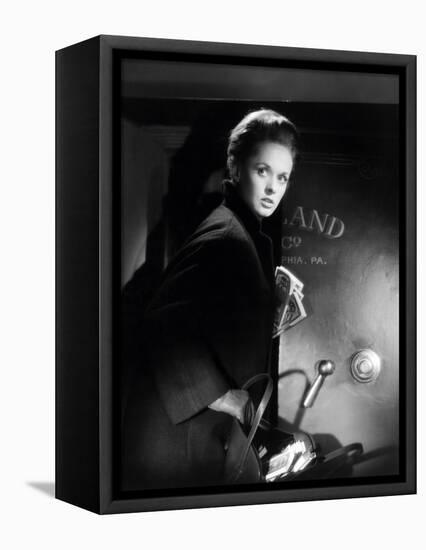 Tippi Hedren. "Marnie" [1964], Directed by Alfred Hitchcock.-null-Framed Premier Image Canvas