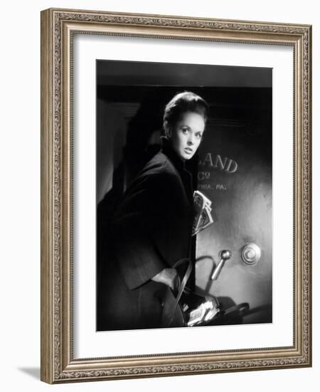 Tippi Hedren. "Marnie" [1964], Directed by Alfred Hitchcock.-null-Framed Photographic Print